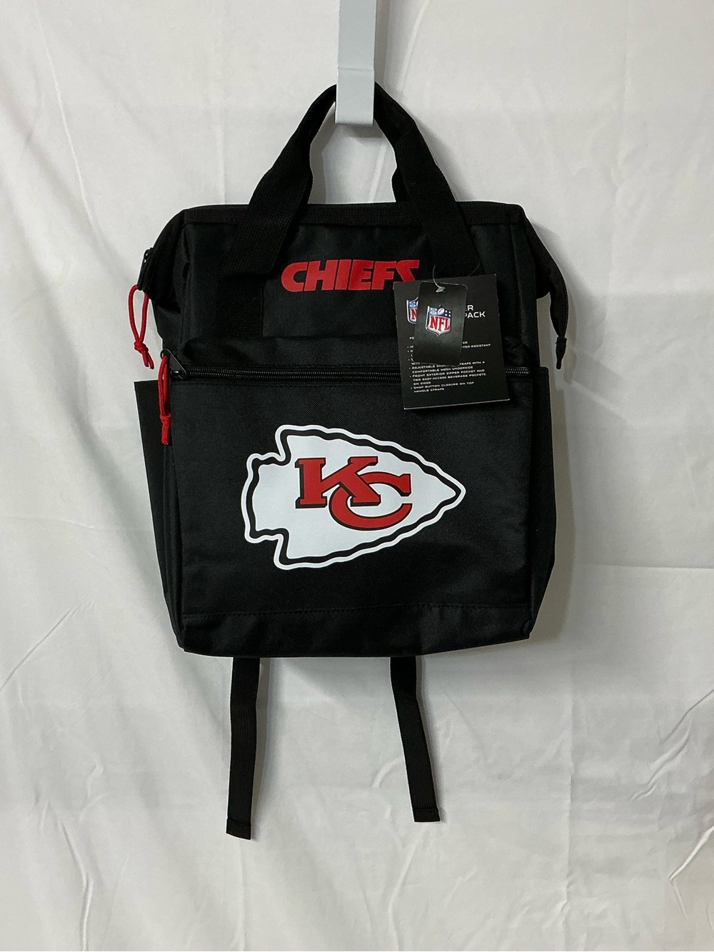NFL Kansas City Chiefs Cooler Backpack - Black